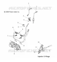SISTEMA DI ALIMENTAZIONE CARBURANTE, RAIL, LINES and corpo farfallato