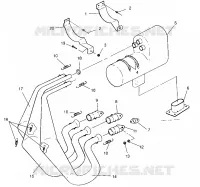 IMPIANTO DI SCARICO Storm 0965782, Storm SKS 0965582, Euro Storm E965782, Euro S (4931593159C012)