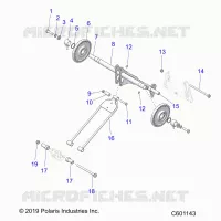 SUSPENSION, POSTERIORE COPPIA ARM