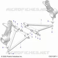 SUSPENSION, A-ARM AND PAVONEGGIARSI MOUNTING