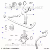 MOTORE, WATERPUMP AND BYPASS