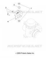 MOTORE, CARBURATORE BRACKET