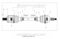 TRASMISSIONE, FRONT HALF SHAFT