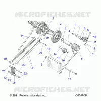 SUSPENSION, POSTERIORE COPPIA ARM