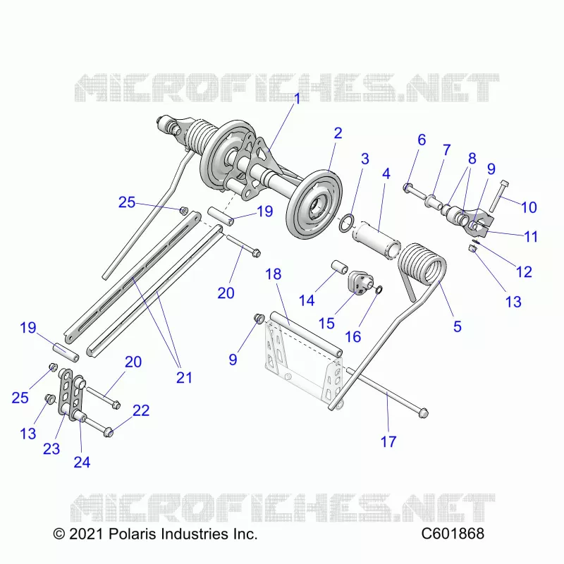 SUSPENSION, POSTERIORE COPPIA ARM