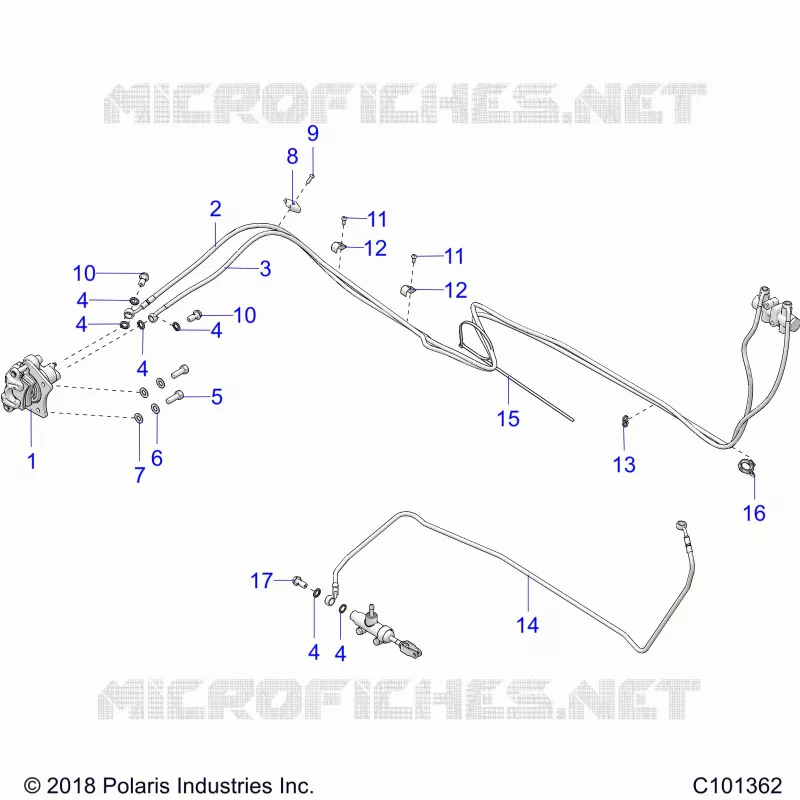 BRAKES, LINEE FRENO POSTERIORE