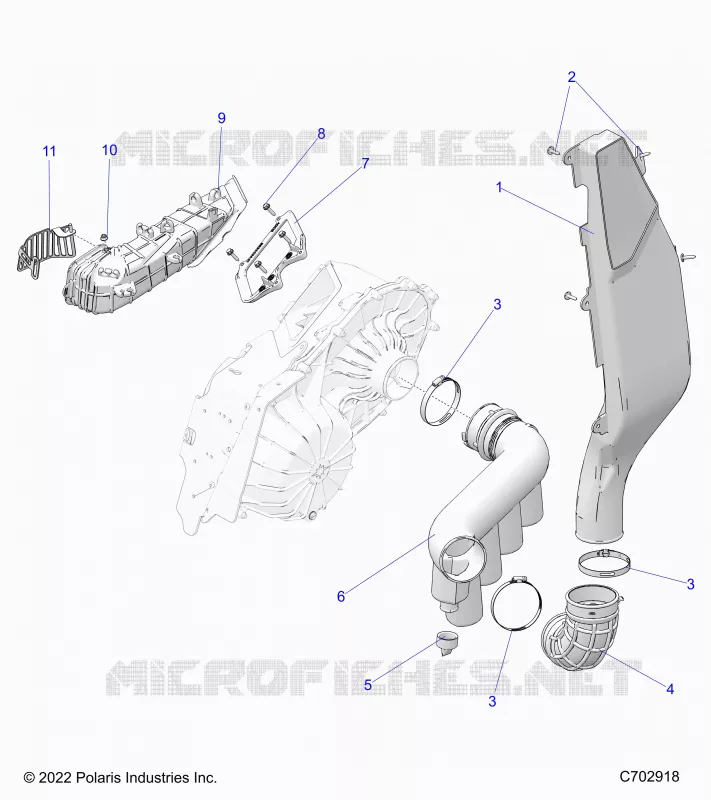 TRASMISSIONE, CLUTCH COVER DUCTING