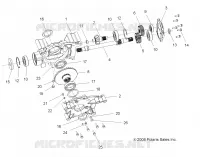 TRASMISSIONE, MID SCATOLA DEGLI INGRANAGGI INTERNALS
