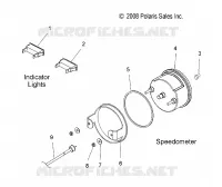 TACHIMETRO and INDICATOR LIGHTS