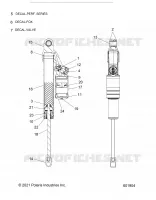 SUSPENSION, AMMORTIZZATORE POSTERIORE TRACK
