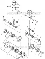 PISTONEEE   ALBERO MOTORE TRAN SPORT 0970143 AND EUROPEAN TRAN SPORT E970143 (4938293829C007)