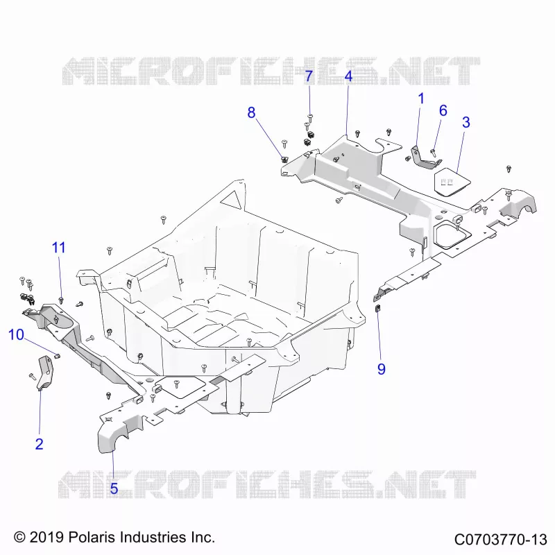 CARROZZERIA POSTERIORE RACK, MOUNTING