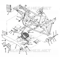 ENGINE AND SUPPORTO MARMITTA  (4914781478005A)