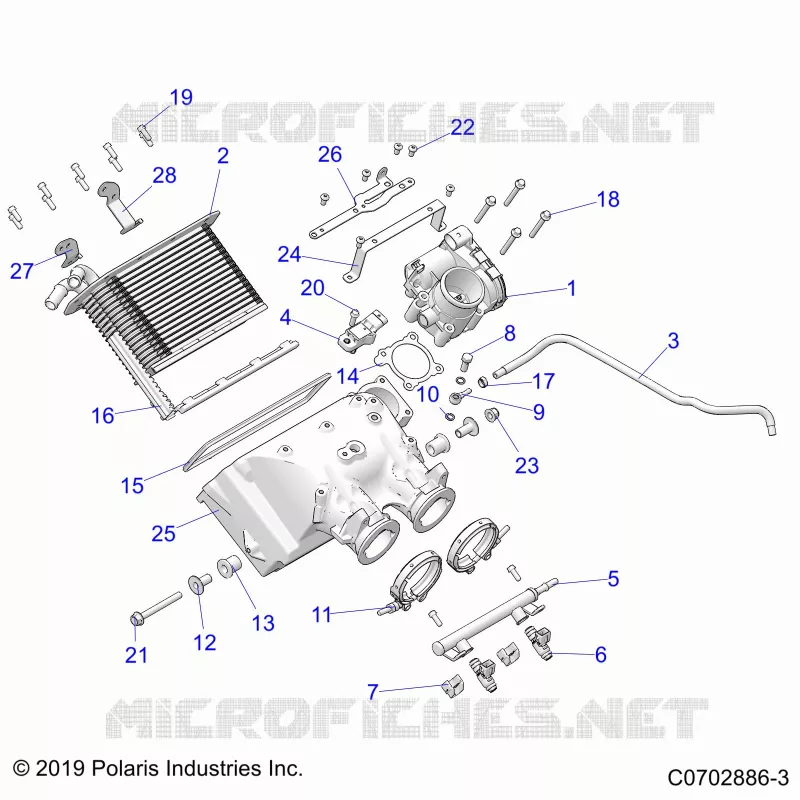 ENGINE, PRESA D'ARIA MANIFOLD