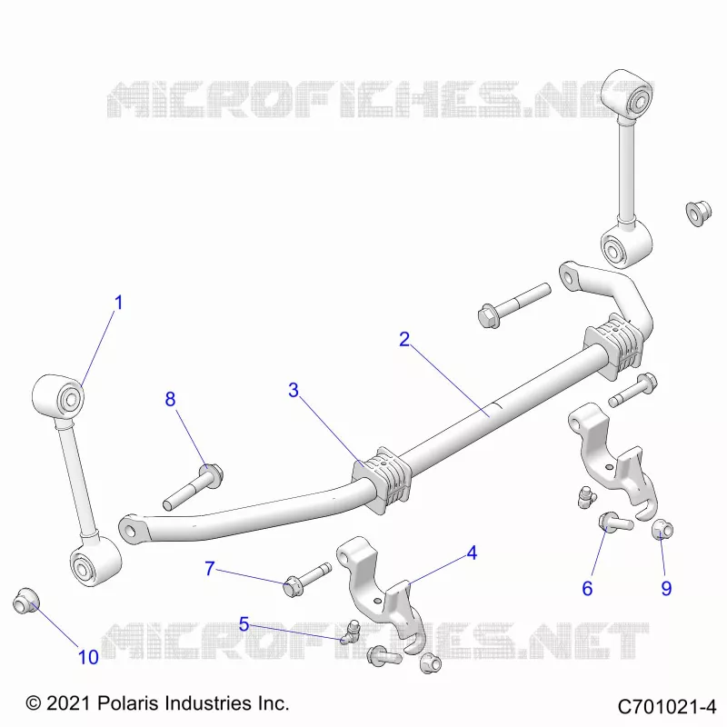 SUSPENSION, FRONT BARRA DI STABILIZZAZIONE