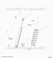 SUSPENSION, REAR SHOCK MONTAGGIO