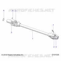 TRASMISSIONE, FRONT PROP SHAFT