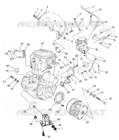 MONTAGGIO DEL MOTORE  Scrambler 500 W97BC50A (4943074307A009)