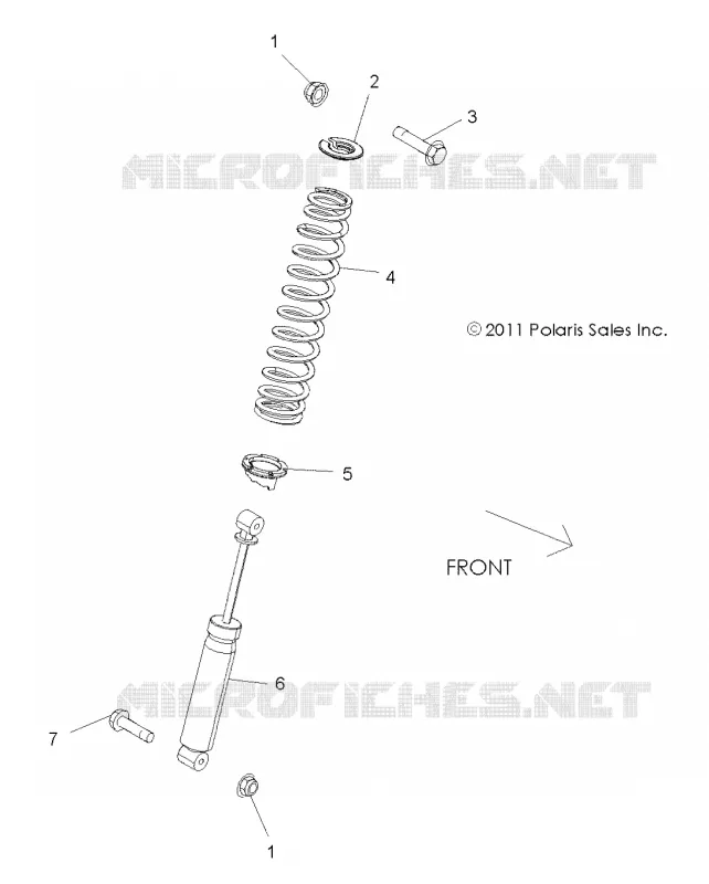 SUSPENSION, AMMORTIZZATORE POSTERIORE MOUNTING