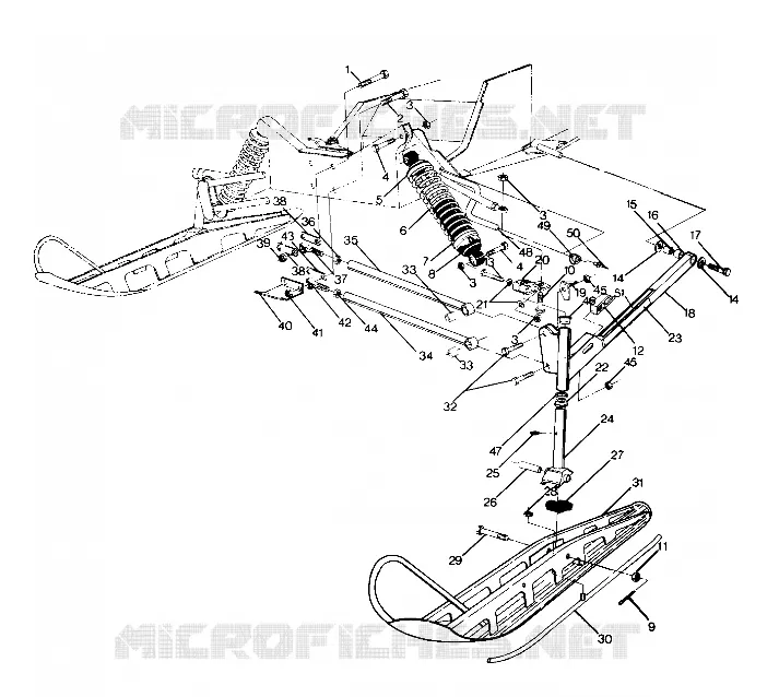 SOSPENSIONI ANTERIORI AND SCIARE 650 (4916801680007A)