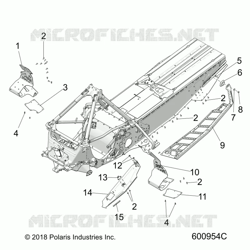 CHASSIS, PROTEZIONE FRIZIONE/FOOTRESTS/RUNNING BOARDS