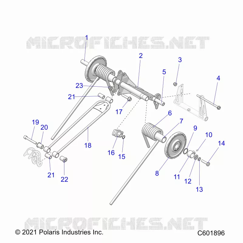 SUSPENSION, POSTERIORE COPPIA ARM