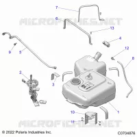 SISTEMA DI ALIMENTAZIONE CARBURANTE, FUEL TANK