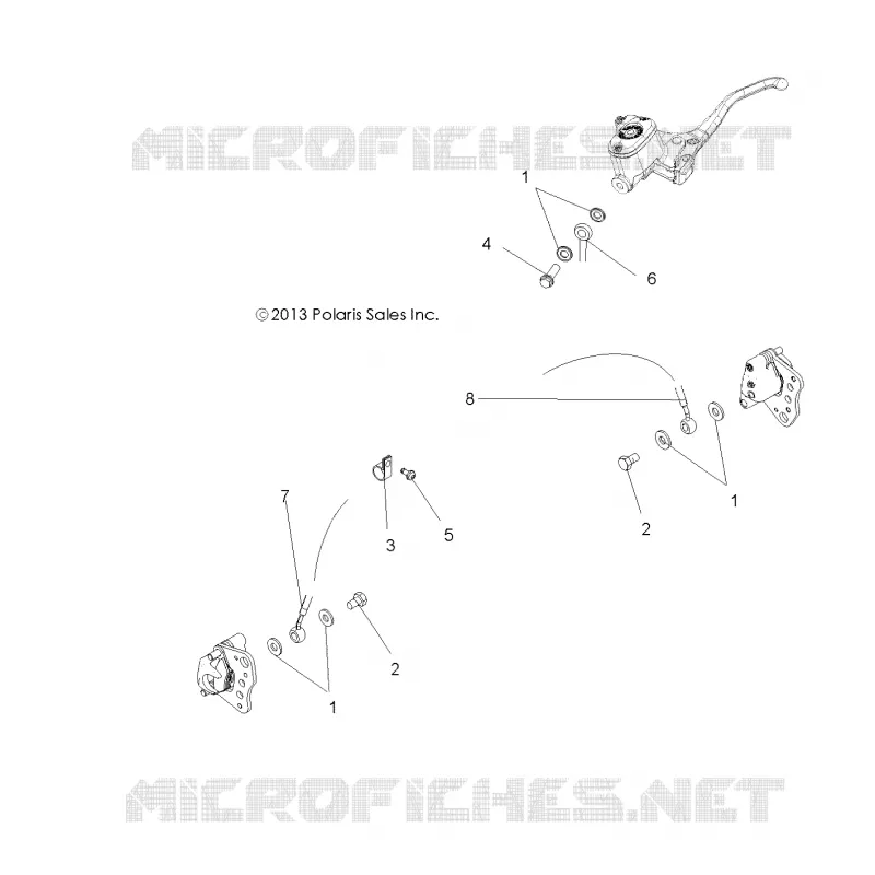 FRENO ANTERIORE BRAKE LINES