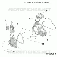 ENGINE, ALTERNATORE  COVER HVAC
