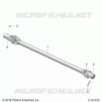 TRASMISSIONE, PROP SHAFT, FRONT