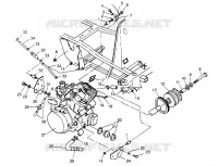 MONTAGGIO DEL MOTORE 6x6 400L W948740 (4926802680A009)