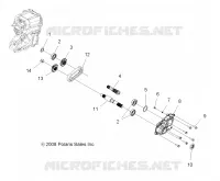 TRASMISSIONE, PRINCIPALE SCATOLA INGRANAGGI OUTPUT SHAFT