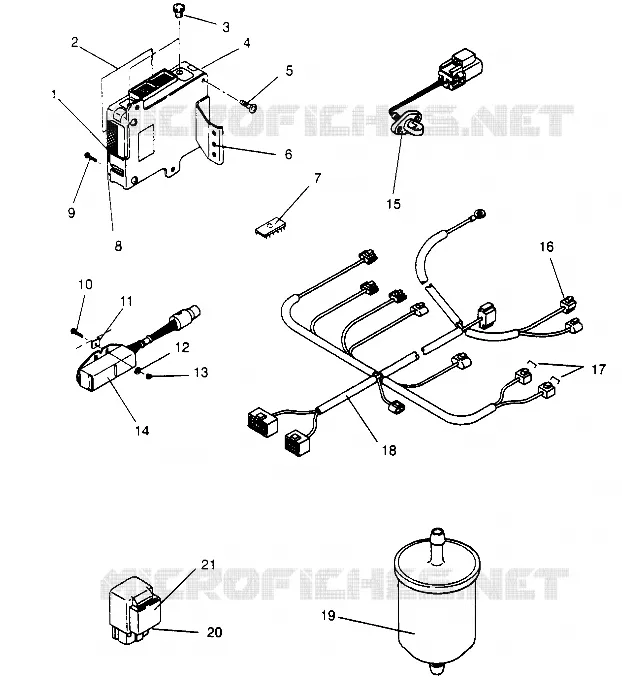 RICAMBI EFI  500 EFI 0952774, EFI SKS 0952574,   EFI SKS PT 0952974, AND EURO (4929052905D005)