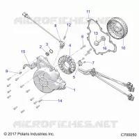ENGINE, STATOR AND FLYRUOTA