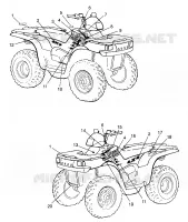 DECALS XPLORER 400L W969140 (4935983598A008)