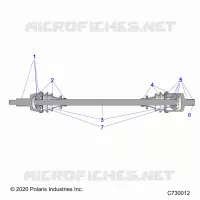 TRASMISSIONE, FRONT HALF SHAFT