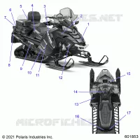 DECALS, ADVENTURE, SPIRIT BLUE SIDE PANEL OPTION