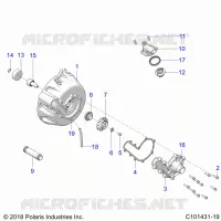 ENGINE, SISTEMA DI RAFFREDDAMENTO AND WATER PUMP
