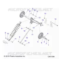 SUSPENSION, POSTERIORE COPPIA ARM
