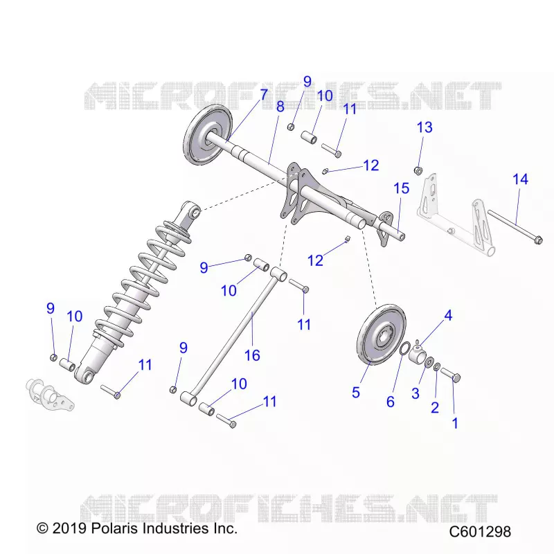 SUSPENSION, POSTERIORE COPPIA ARM
