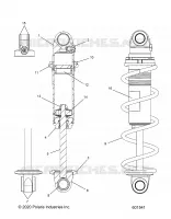 SUSPENSION, SHOCK ANTERIORE TRACK MONOTUBE