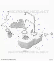 SISTEMA DI ALIMENTAZIONE CARBURANTE, FUEL TANK ASM.