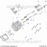 CILINDRO HEAD, CAMS AND VALVES