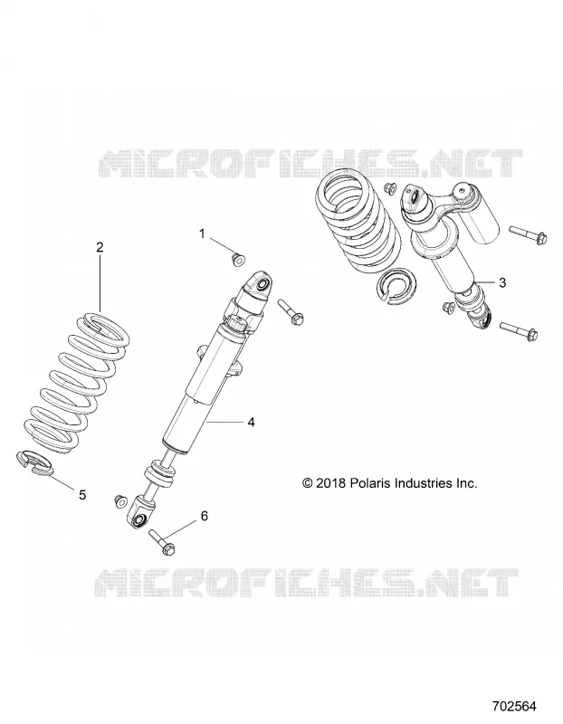 SOSPENSIONE POSTERIORE SHOCK MOUNTING