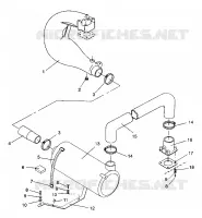 IMPIANTO DI SCARICO SL 750 / B934070 (4924752475015A)