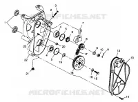 carter della catena 500 EFI 0973774 (4938423842B007)
