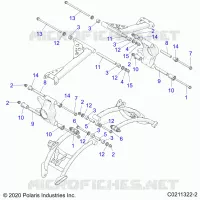 SOSPENSIONE POSTERIORE CONTROL ARM MOUNTING