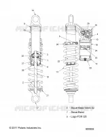 SUSPENSION, AMMORTIZZATORE POSTERIORE (LE)