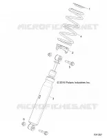 SUSPENSION, SHOCK ANTERIORE MOUNTING
