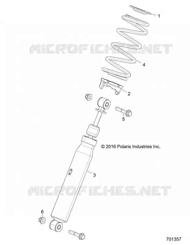 SUSPENSION, SHOCK ANTERIORE MOUNTING